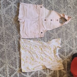 2 for $25 - Tahari Girls 4 Pink & Yellow 2-Piece Set
